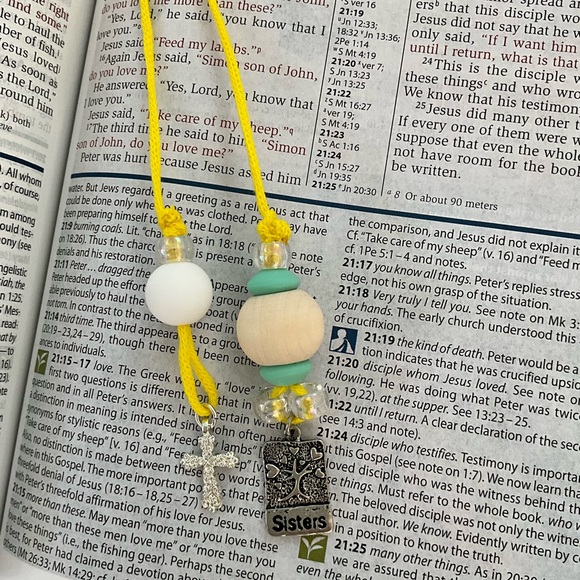 FAITH SISTER CREATIONS HANDMADE TASSEL BIBLE BOOKMARKS UP TO 12” PAGE LENGTH - Picture 3 of 10